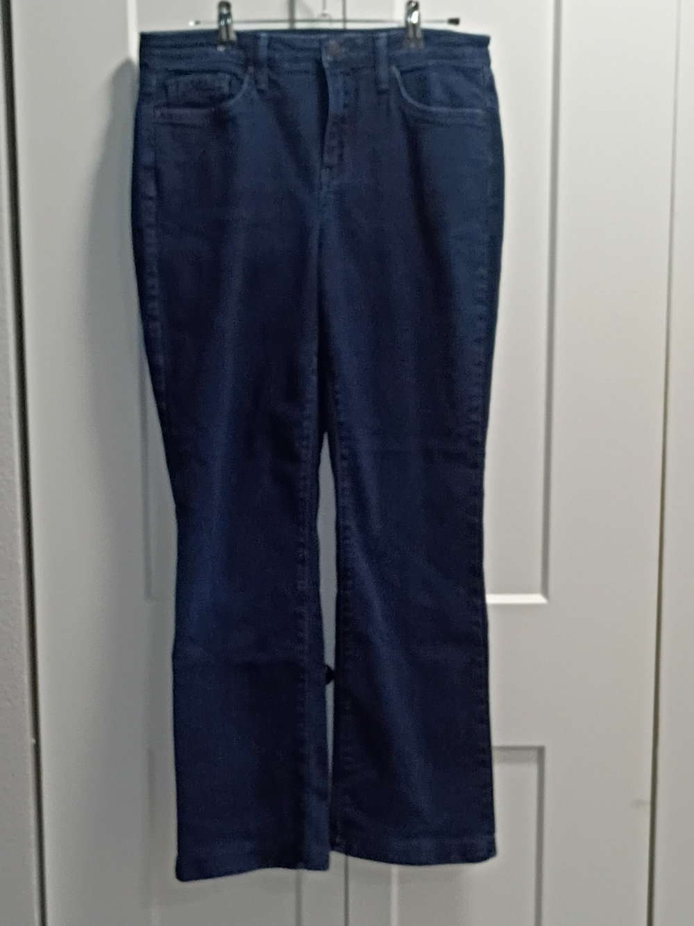 NYDJ Dark Indigo Wide-Leg Flare Jeans